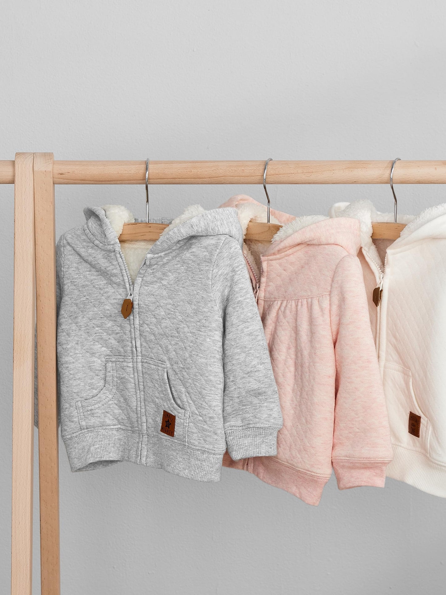 Simple Joys by Carter’s Baby Girls‘ Kapuzenpullover mit Sherpa-Linter Säuglings- und Kleinkind-Oberbekleidungsjacken