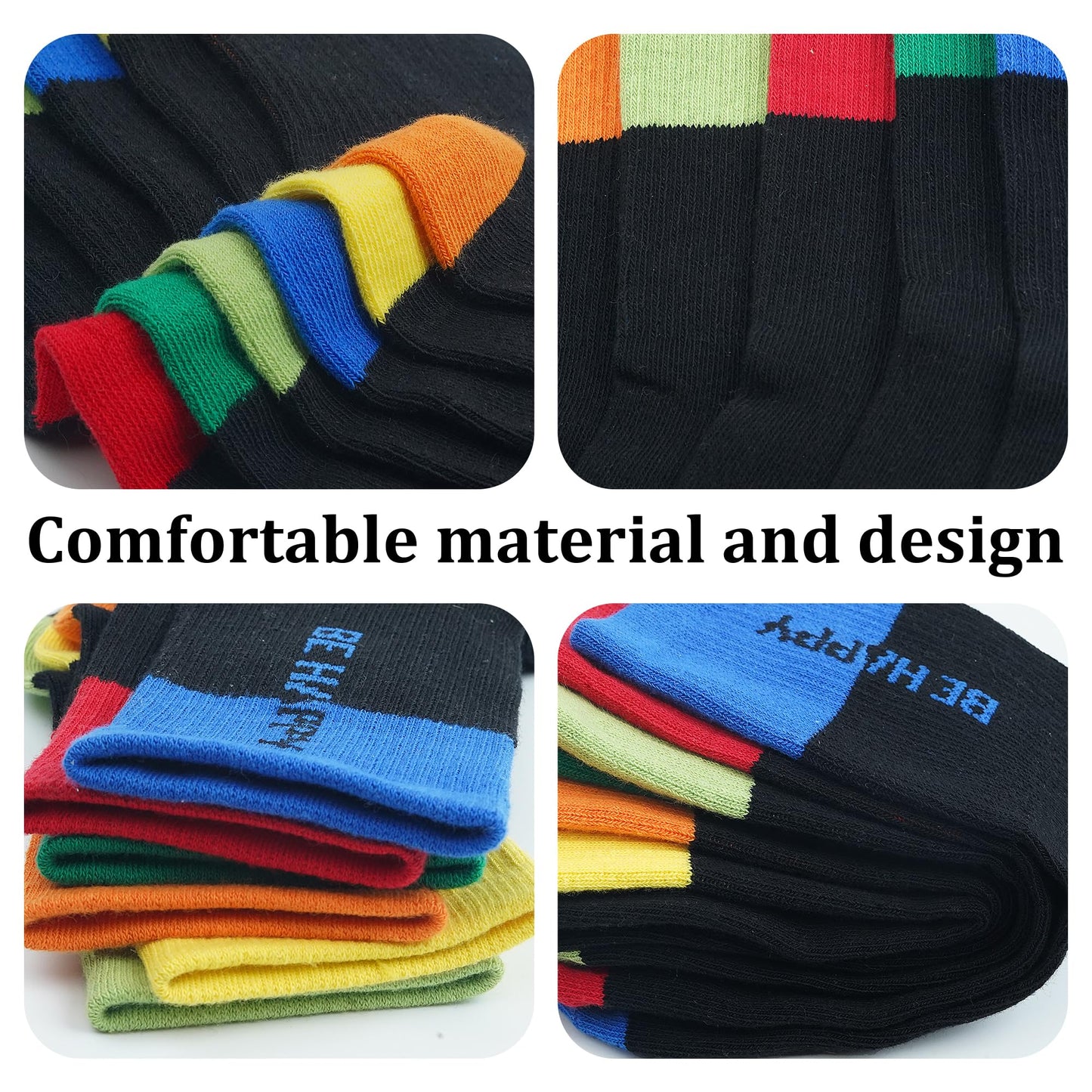 Libella 12 Paar Kindersocken Jungen Mädchen Sportsocken Fussball Wintersocken Baumwolle bunt Cotton modische makronen Füßlinge 2889VA