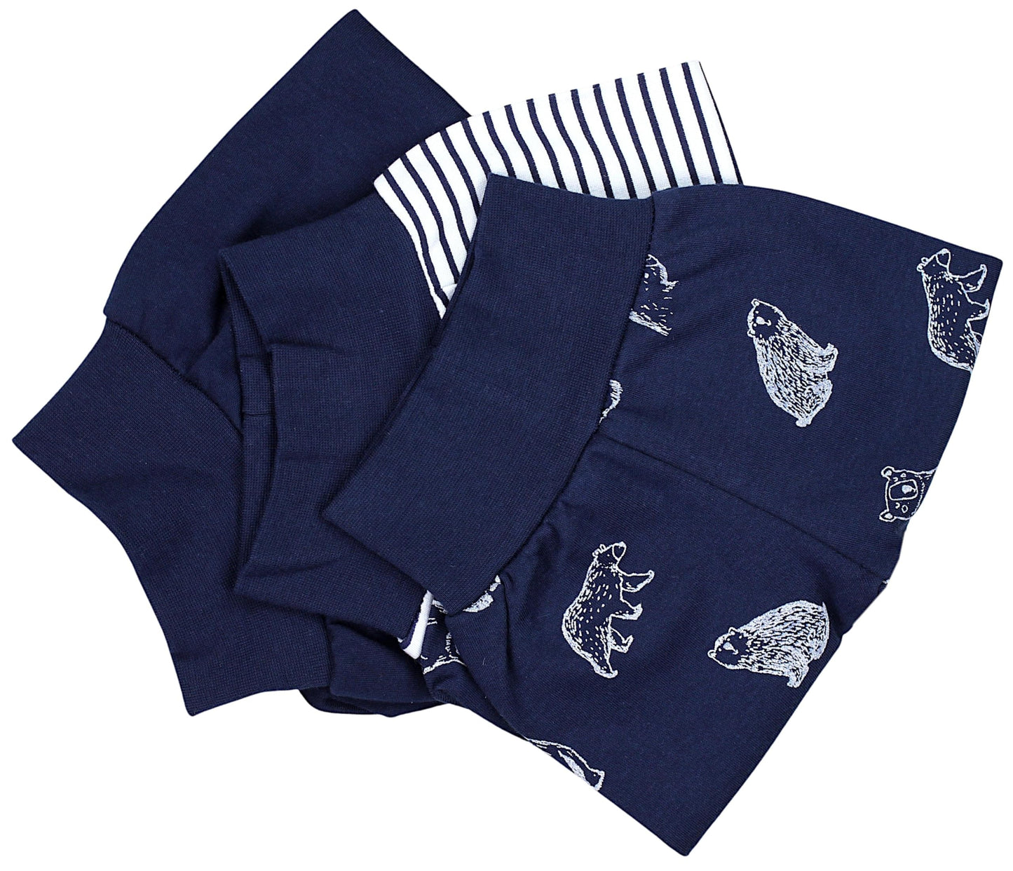 TupTam Pumphose Baby Jungen mit Fuß 3er Pack – Weiche Baby Hose aus Baumwolle mit Komfortbund