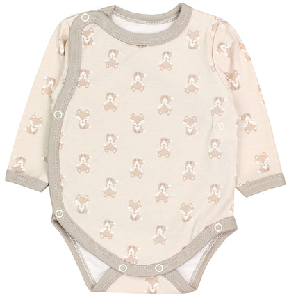 TupTam Baby Body Langarm – Wickelbody Langarm für Jungen & Mädchen, 5er Pack, 100% Baumwolle, OEKO-TEX