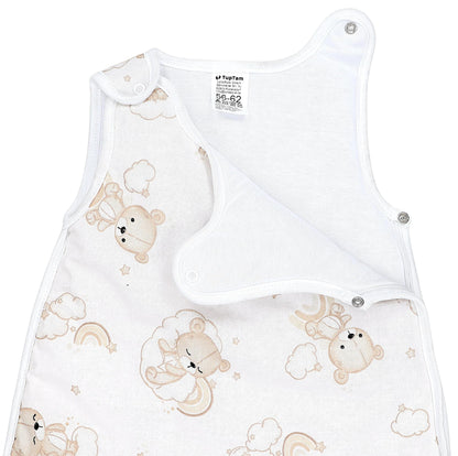 TupTam Baby Sleeping Bag 2.5 Tog - Oeko-Tex All-Year Sleeping Bag Children with Side Zip, Sleeveless