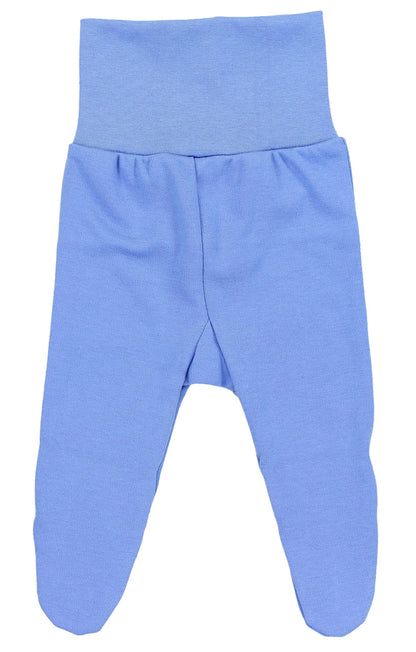 TupTam Pumphose Baby Jungen mit Fuß 3er Pack – Weiche Baby Hose aus Baumwolle mit Komfortbund