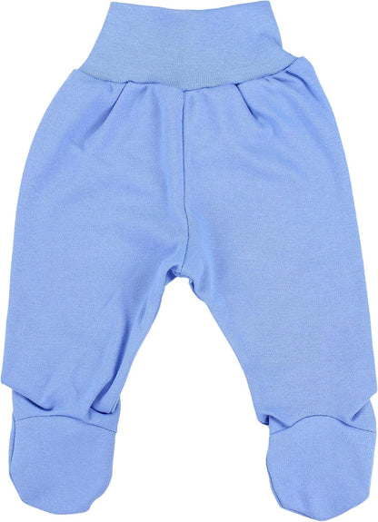 TupTam Baby Unisex Pants with Foot Colourful 5-Pack 