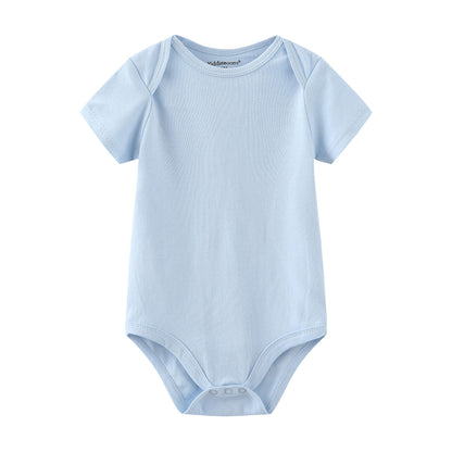Kiddiezoom Baby-Body, Hose, Kleinkinder, Einteiler, Kleidung, Set, Outfits, für Jungen und Mädchen, Baumwollkappen, Kratzfäustlinge