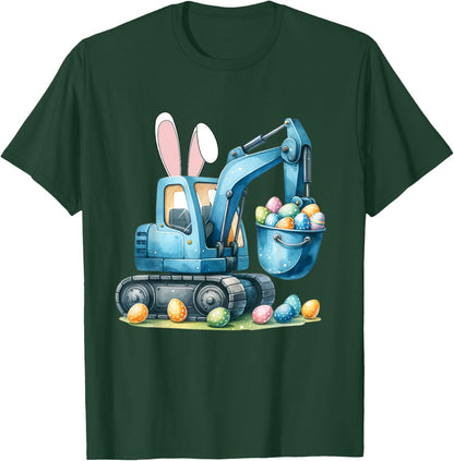 Osterhase Bagger mit Hasenohren Für Ostern für Jungen Kinder T-Shirt