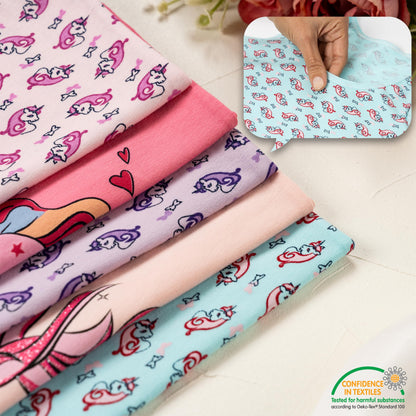 LOREZA ® 5 Mädchen Baumwolle Unterhemden Tank Top Kinder - Gr. 92-170
