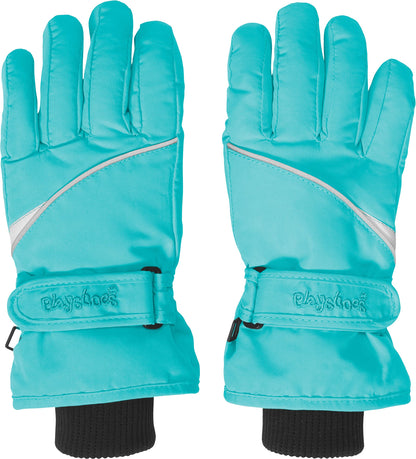 Playshoes Unisex Children's Winter Finger Gloves with Velcro Fastener