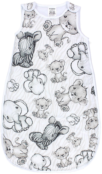 TupTam Baby Sleeping Bag 2.5 Tog - Oeko-Tex All-Year Sleeping Bag Children with Side Zip, Sleeveless