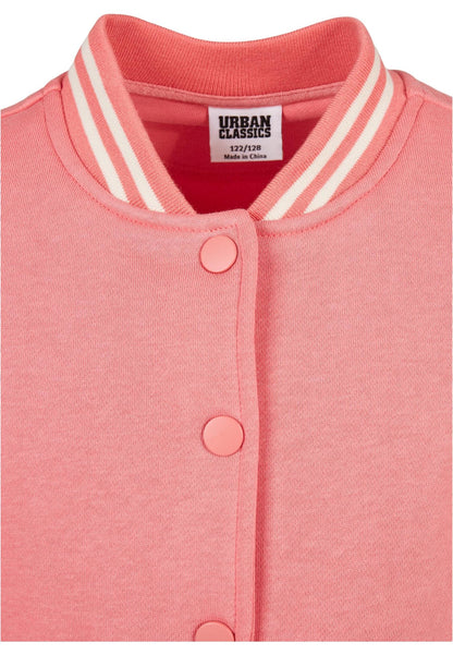 Urban Classics Girls' Inset College Sweat Jacket