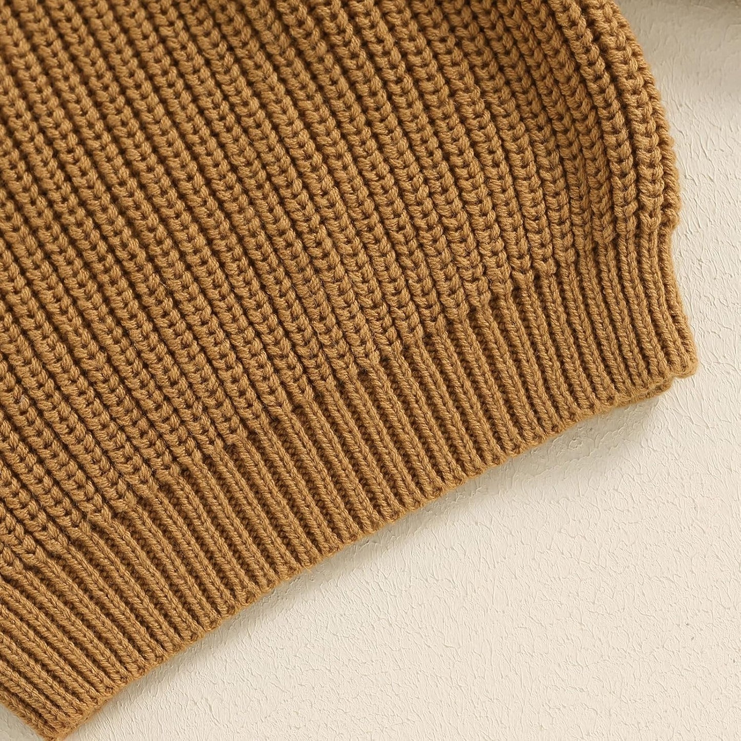 L&ieserram Baby Mädchen Jungen 1. Geburtstag Gestrickt Pullover Jumper Langarm Strickpullover Pulli Kleinkinder Kleidung Outfit Knitted Sweater 1 Jahr