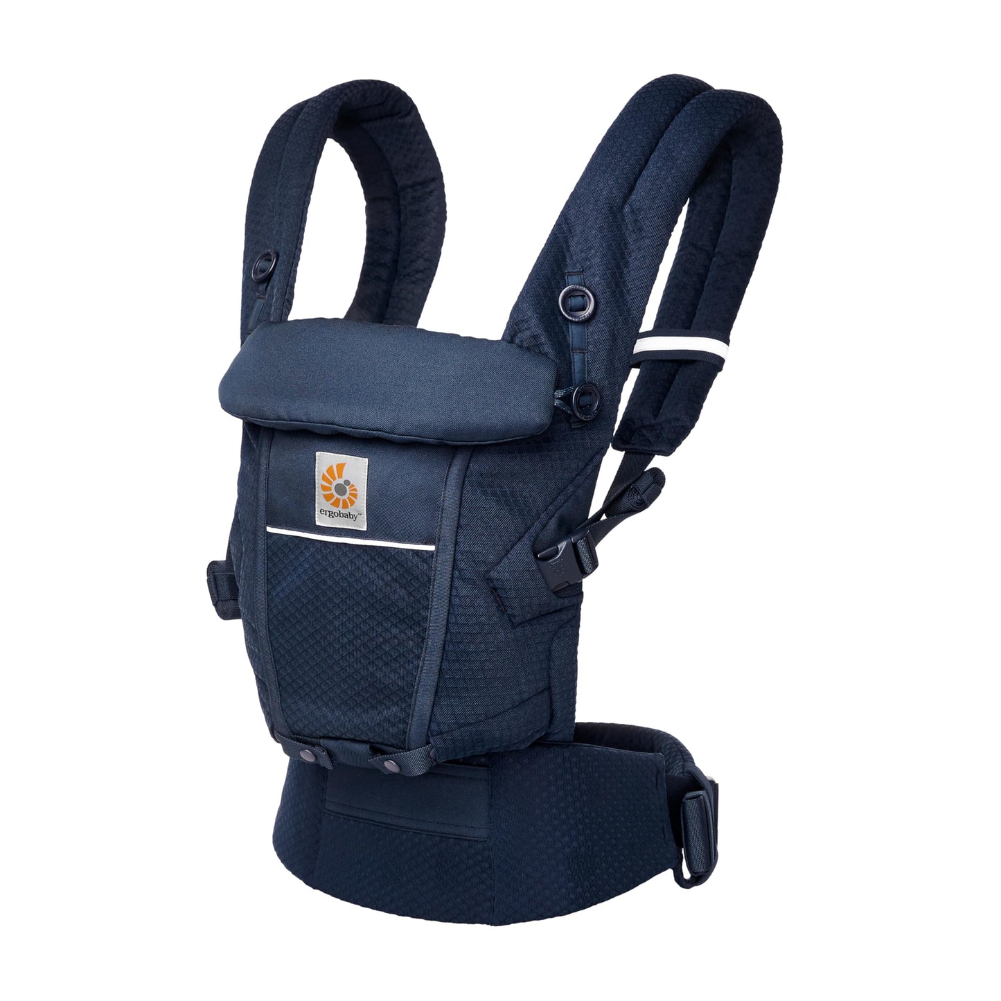 Ergobaby Adapt Babytrage für Neugeborene ab Geburt, 3-Positionen SoftFlex Mesh Ergonomische Babybauchtrage Rückentrage Baby-Tragetasche, Natural Beige, 1 Einheit