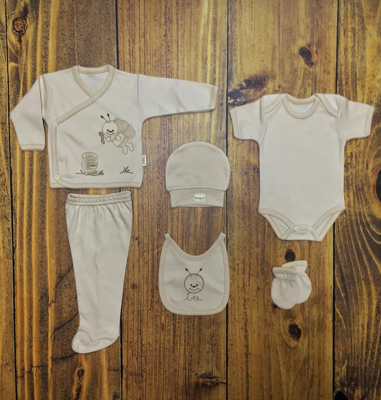 Newborn Baby Gift Set 100% Natural Cotton First Equipment Unisex Clothing Gift Set Baby Equipment for Babies 0-4 Months, koala