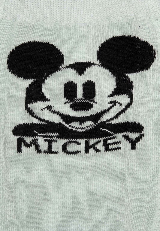 United Labels Disney Mickey Mouse Baby Tights for Boys and Girls - Baby Tights Baby Clothing Brown Light Green (Pack of 3)