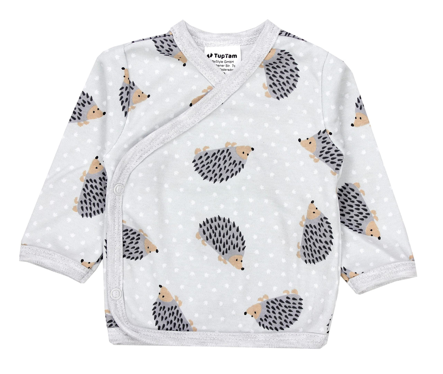 TupTam Baby Mädchen Langarm Wickelshirt Baumwolle 5er Set