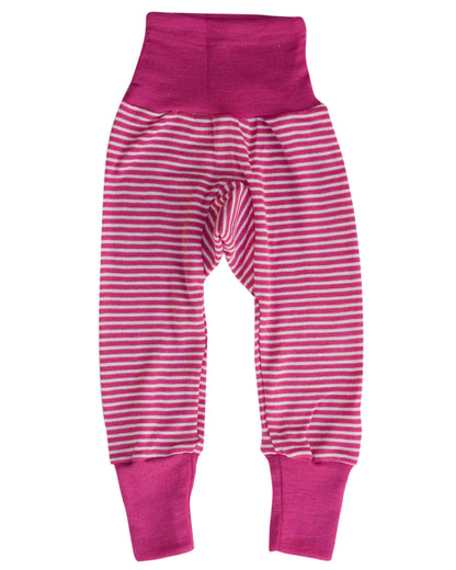 Cosilana, Baby Navel Waistband Trousers 70% Wool 30% Silk