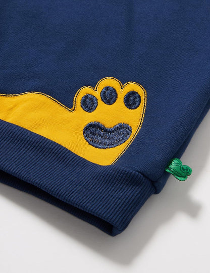 Fred's World by Green Cotton Baby Boys Bear Sweatshirt, Academy