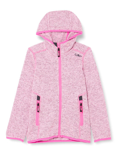 CMP Kids' Knit Tech Jacket with Fixed Hood Kid G Jacket Fix Hood 