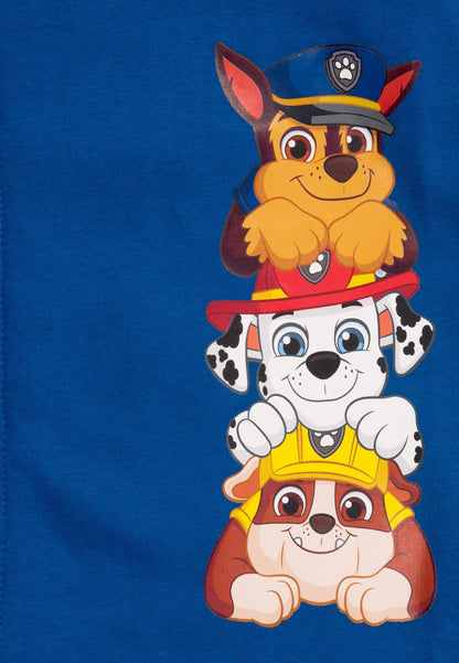 United Labels Paw Patrol Sweatjacke für Jungen - Kinder Kapuzenpullover mit Reißverschluss Hoodie Blau