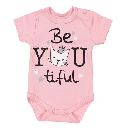 TupTam Baby Body Kurzarm im 5er Pack – Bedruckter Body Baby aus Baumwolle für Jungen und Mädchen