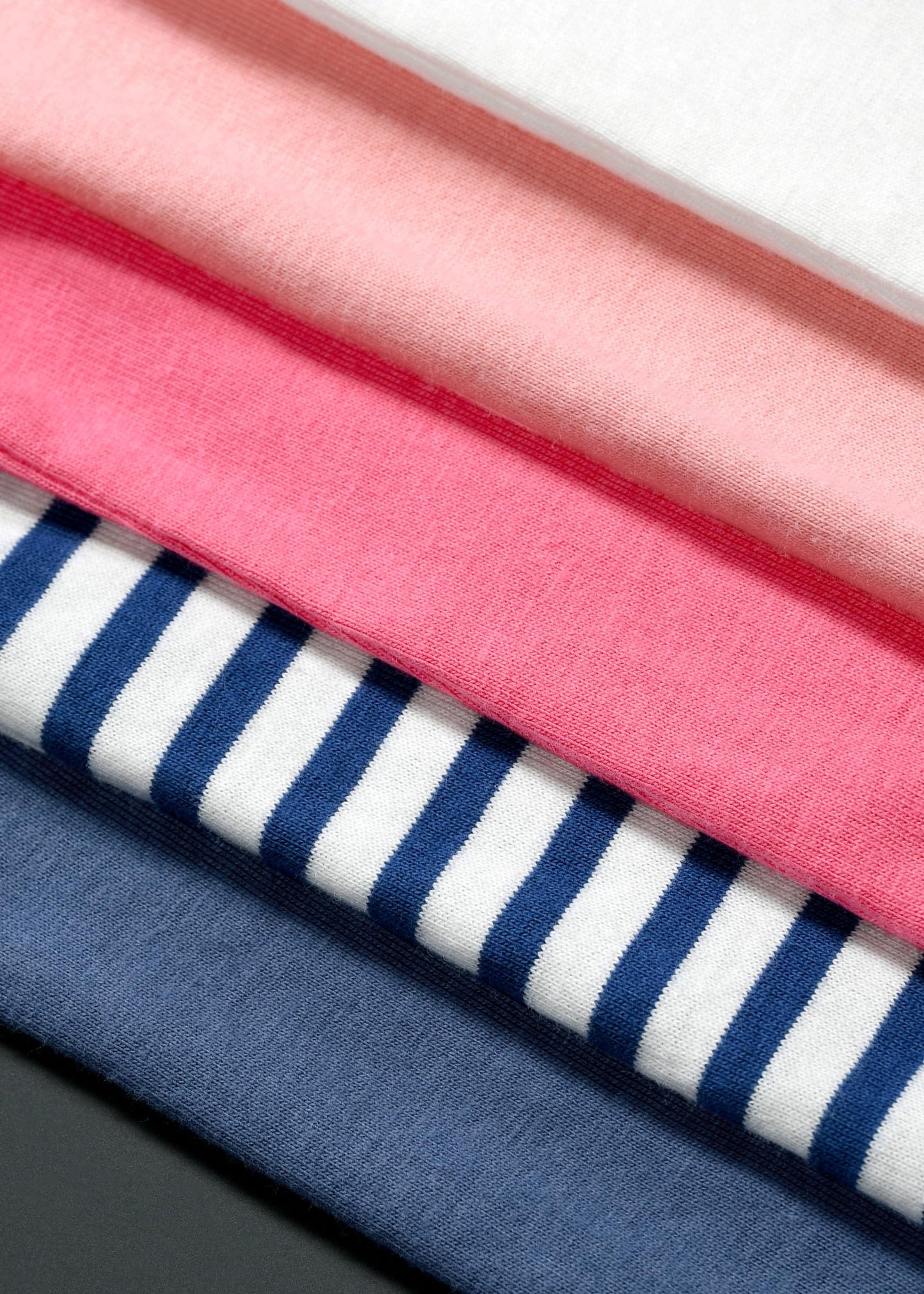 Mädchen T-Shirt 5er Pack - Schmetterling, 80-134