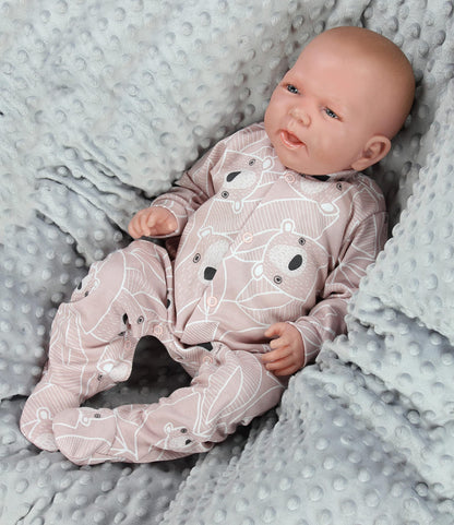 TupTam Baby Mädchen Schlafstrampler mit Fuß 3er Pack