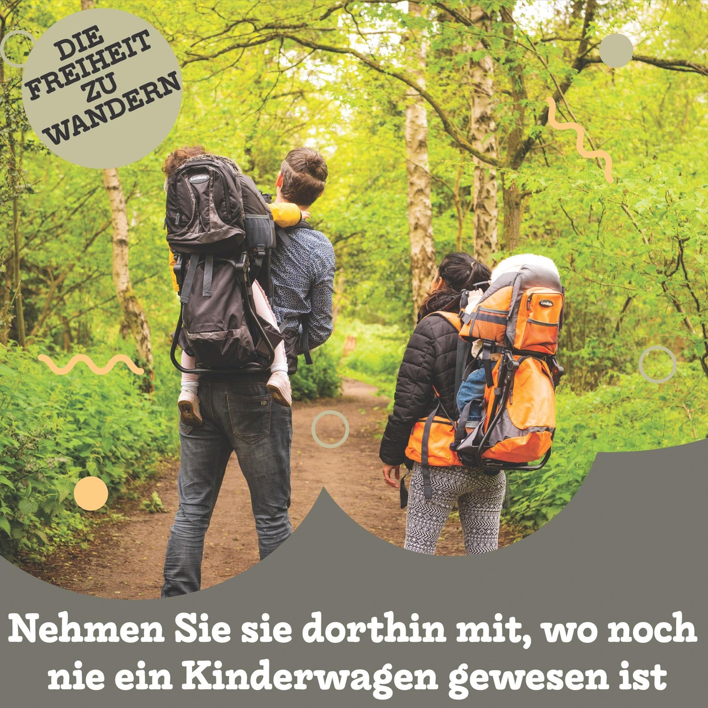 Luvdbaby Kraxe Kindertrage bis 18 Kg - Ergonomisch Kindertragerucksack für Kinder - Premium Toddler Carrier - Baby Tragerucksack - Babytrage Rückentrage Kleinkind - Rucksack mit Kindersitz