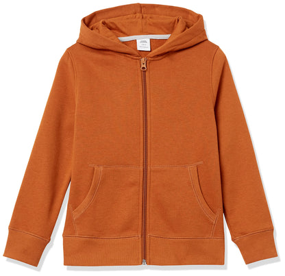 Essentials Boys Fleece Zip Up Hoodie