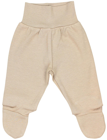 TupTam Pumphose Baby Jungen mit Fuß 3er Pack – Weiche Baby Hose aus Baumwolle mit Komfortbund