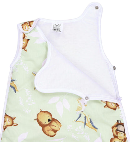 TupTam Baby Sleeping Bag 2.5 Tog - Oeko-Tex All-Year Sleeping Bag Children with Side Zip, Sleeveless