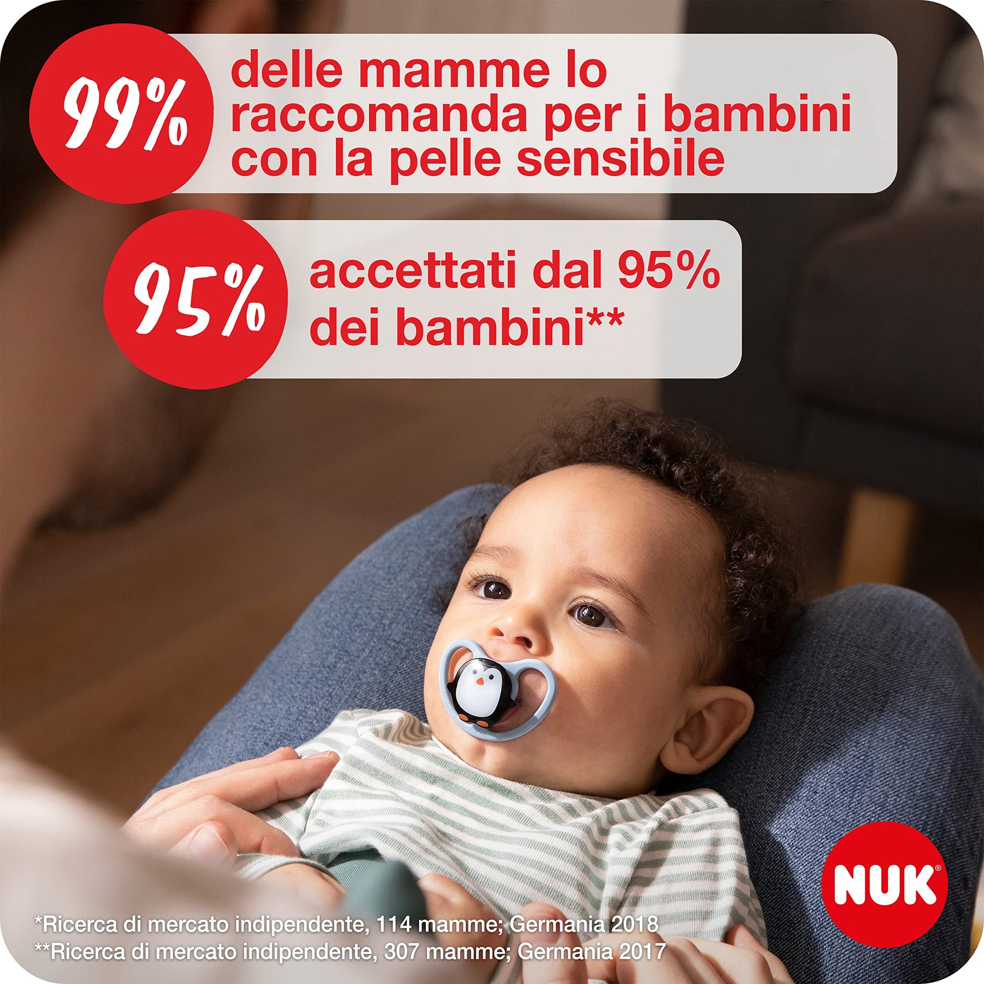 NUK Space Schnuller | 0–6 Monate | Schnuller mit extra Belüftung | BPA-freies Silikon | Disney Winnie Puuh | 2 Stück - Meloni2