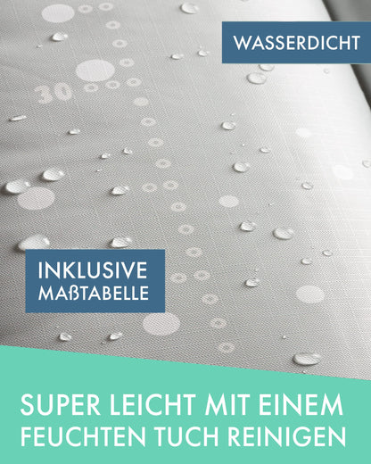 pic Bear Wickelauflage - hochwertige OEKO-TEX Wickeltischauflage - pflegeleichte Wickelunterlage - Auflage Wickelkommode - 85 x 72 cm - Sealife