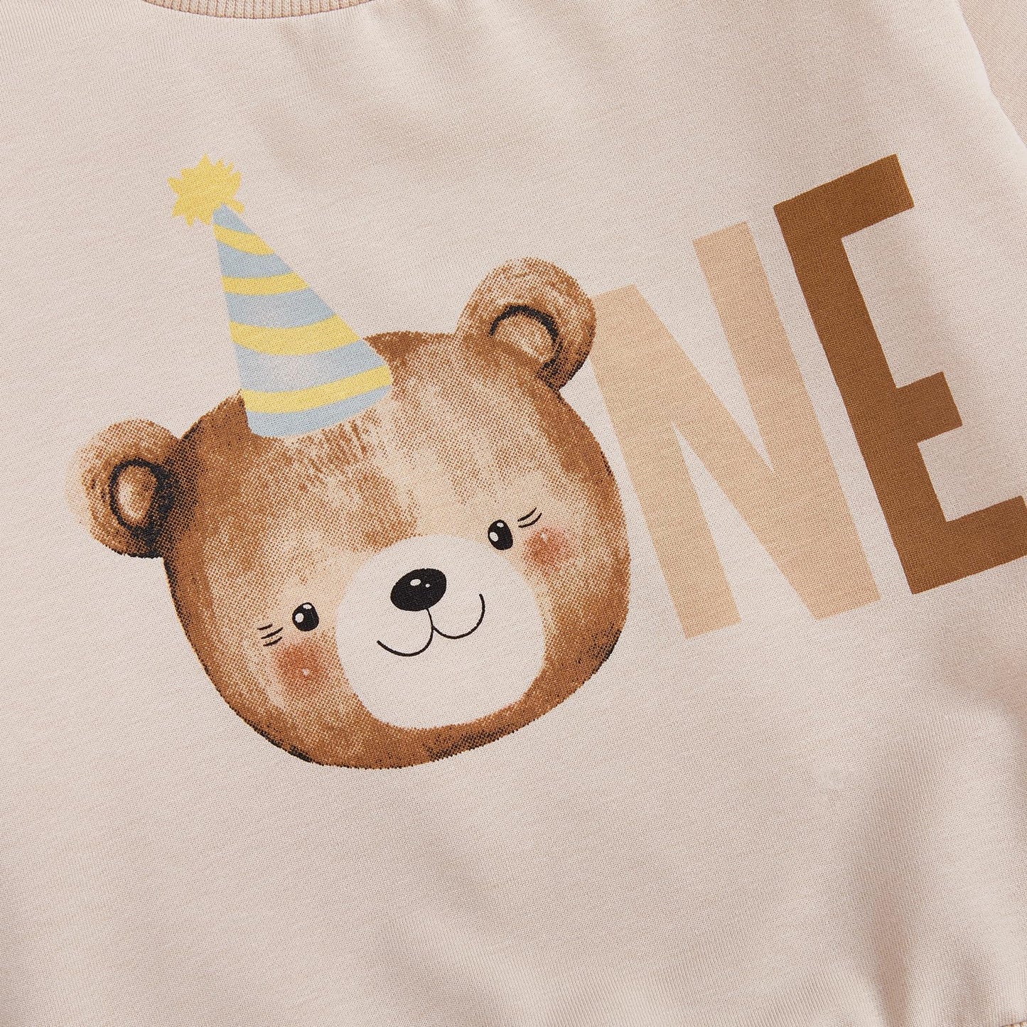 1. Jahr Geburtstag Outfit Baby Junge Kleidung Set Langarm Sweatshirt und Hose Kleidung Sets für Jungen
