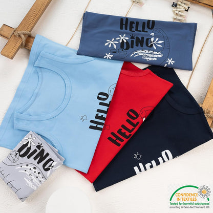 LOREZA ® 5 Pack Jungen Unterhemden aus Baumwolle Tank Top Unterwäsche Knaben