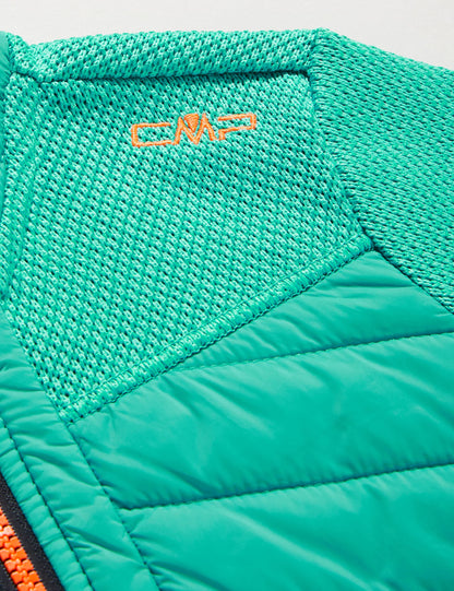 CMP Kids' Knit Tech Jacket with Fixed Hood Kid G Jacket Fix Hood 
