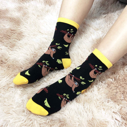 Belloxis Women's Socks 39-42 Horse Girls Gift Knee Socks Women's Rider Cotton Socks