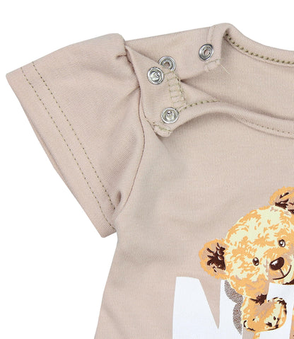 TupTam Baby Mädchen Kurzarm T-Shirt Gemustert Bunt 5er Set