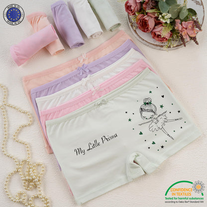 LOREZA ® 10er Pack Mädchen Pantys Boxershorts Unterwäsche aus Baumwolle - Gr. 92-170