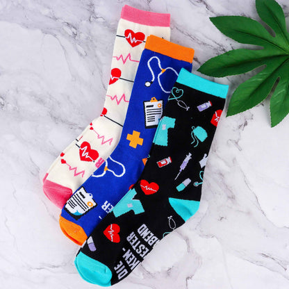 Belloxis Women's Socks 39-42 Horse Girls Gift Knee Socks Women's Rider Cotton Socks