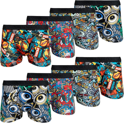 Pesail 5-10 pack boys' boxer shorts made of modal/cotton sizes 110-176 underwear retro shorts underpants 