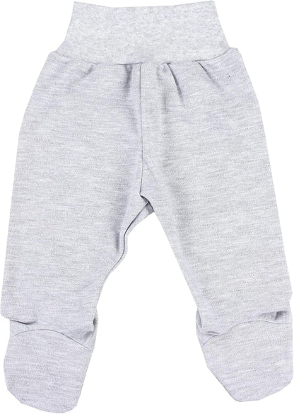 TupTam Baby Unisex Pants with Foot Colourful 5-Pack 