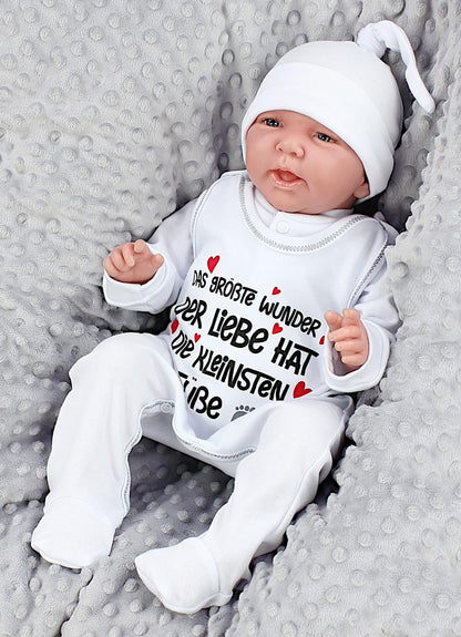 TupTam Unisex Baby Strampler Set Spruch Mamas & Papas Schatz