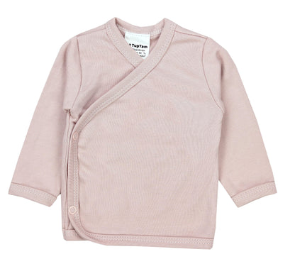 TupTam Baby Mädchen Langarm Wickelshirt Baumwolle 5er Set