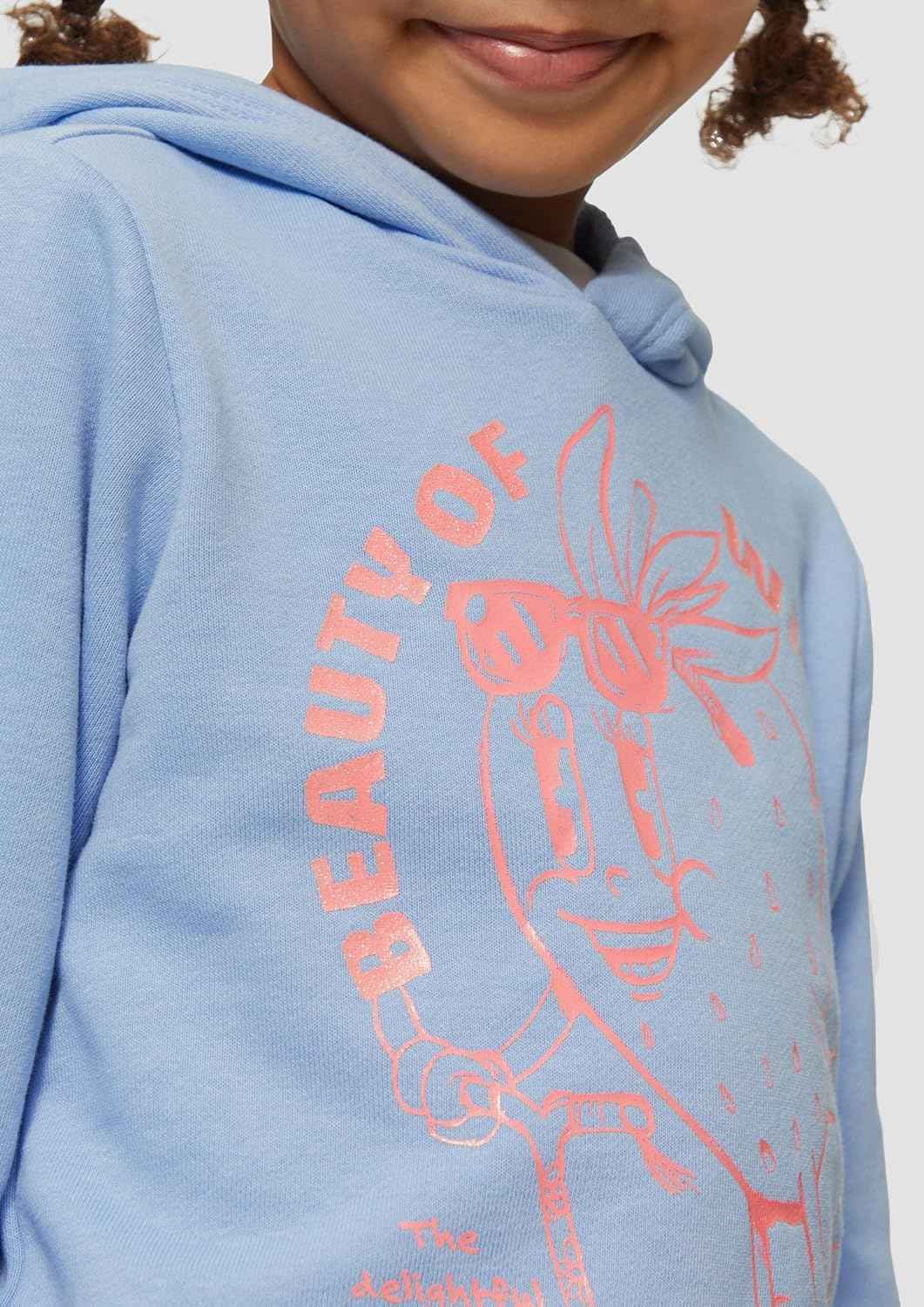 s.Oliver Junior Mädchen Kapuzen-Sweatshirt mit Frontprint