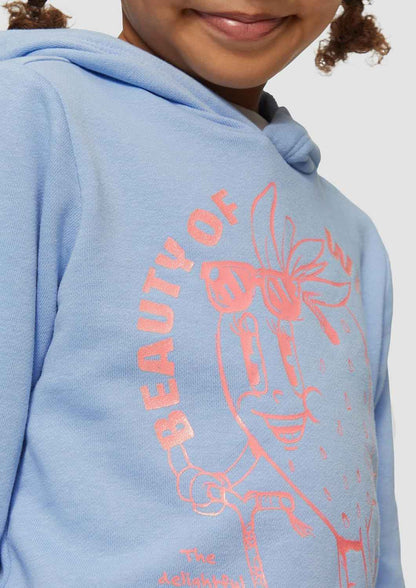 s.Oliver Junior Mädchen Kapuzen-Sweatshirt mit Frontprint