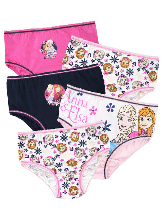 Disney Mädchen-Slip | Frozen Slip 5 Stück | Anna & ELSA