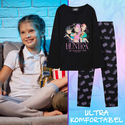 KPop Demon Hunters Girls Teens 5-14 Soft Fabric Pyjamas Set Anime Demon Hunter Merch Gifts for Kids