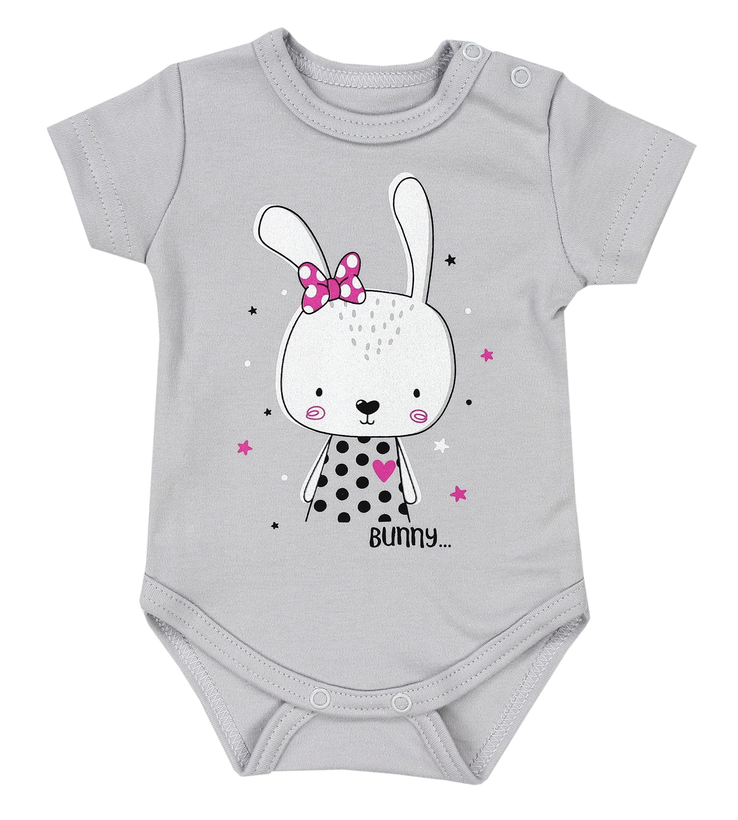 TupTam Baby Body Kurzarm im 5er Pack – Bedruckter Body Baby aus Baumwolle für Jungen und Mädchen