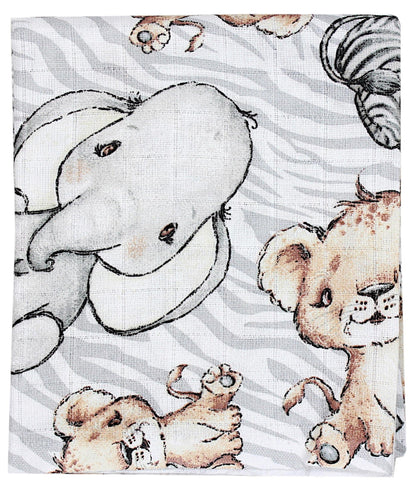 TupTam Baby Mullwindeln Spucktücher 70x80 5er / 10er Pack, Farbe: Mädchen 5, Anzahl der Teile:: 5er Pack