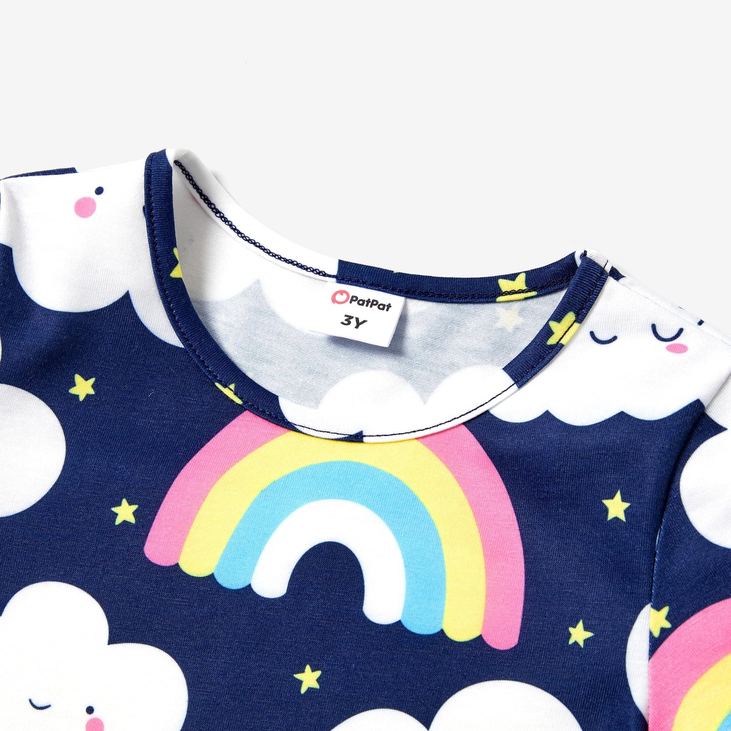 PATPAT Mädchen Kleid Set, Packung mit 3 Sommerkleider mit Kurzen Ärmeln und Rüschen in 3 verschiedenen Prints, Hochzeit Geburtstag Party Bankett Urlaub, Prinzessin Kleider für Mädchen 2-7 Jahre