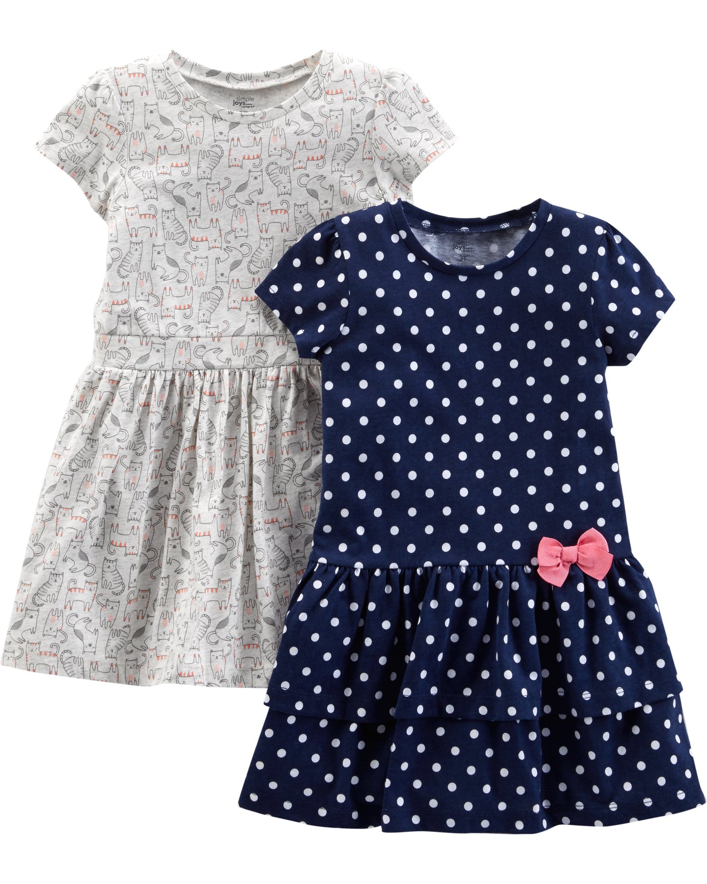 Simple Joys by Carter's Baby Girls' Casual Dress (Pack of 2)